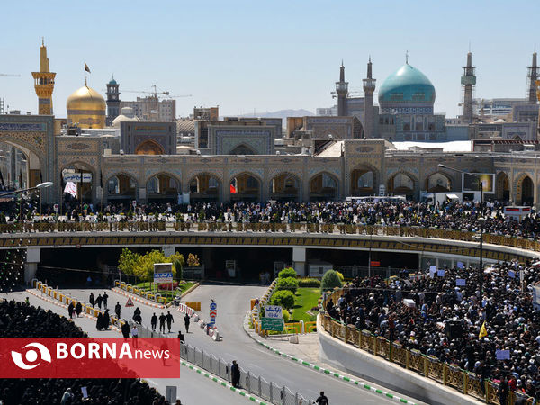 تشییع پیکرشهدای گمنام در مشهد