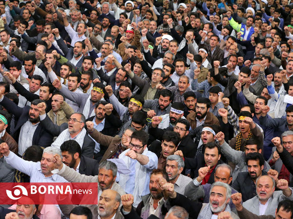 دیدار مردم نجف‌آباد با رهبر انقلاب