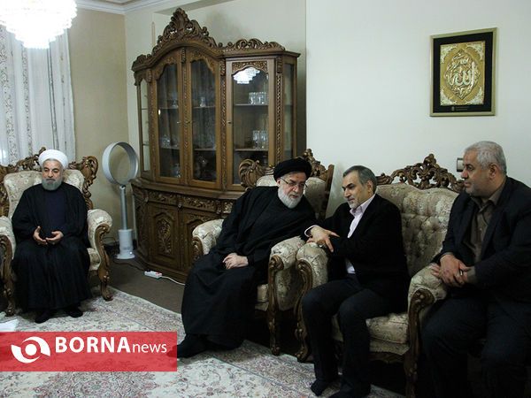 دیدار رئیس جمهوری با جانباز سوری