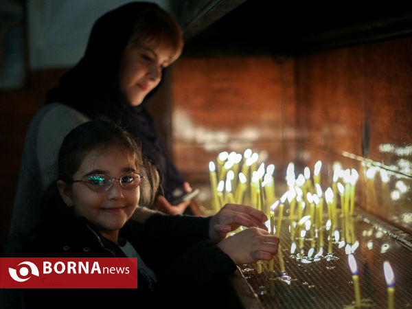 مراسم سال نو میلادی در کلیسای گریگور مقدس