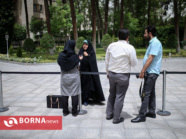 حضور وزرا دولت در جمع خبرنگاران