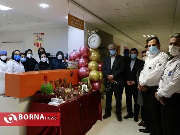 سال نو در کنار کادر درمان جنوب غرب خوزستان