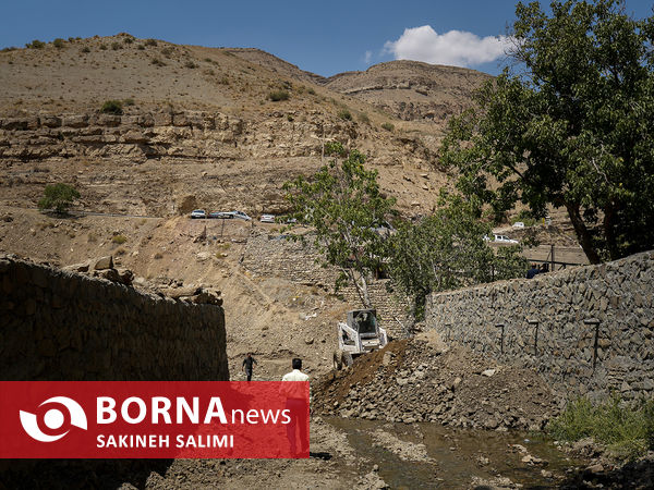 عملیات لایروبی رودخانه کن سولقان 