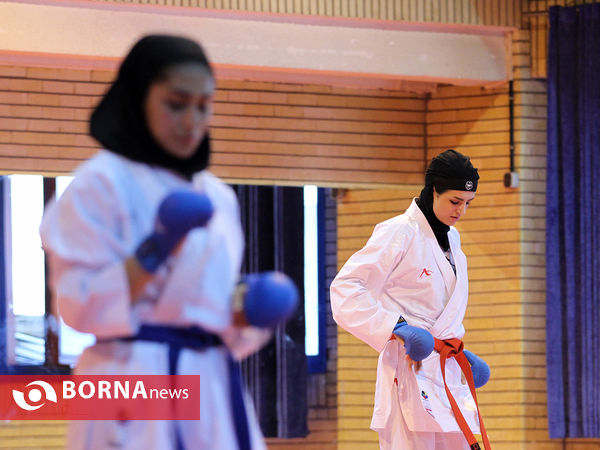تمرین تیم ملی کاراته بانوان