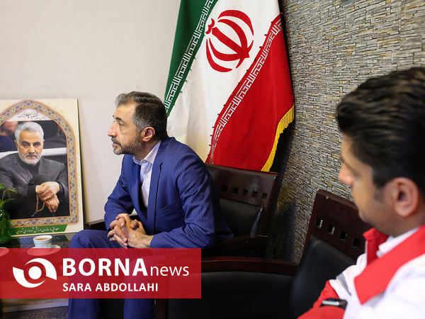 حضور رییس مجتمع دارویی درمانی هلال احمر