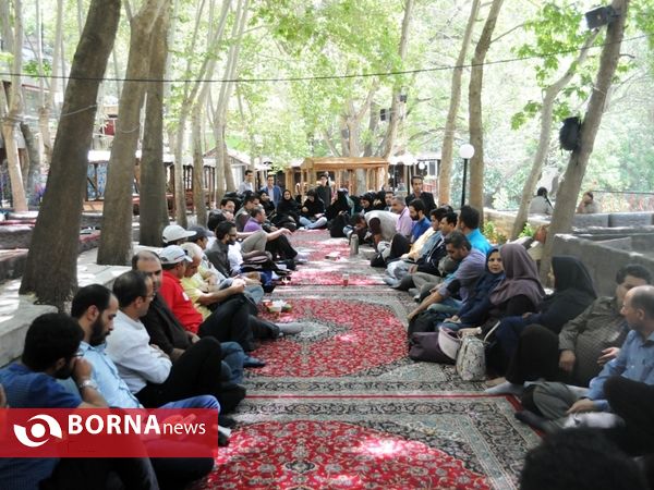 در مسیر ارنگه جاده چالوس با خبرنگاران غرب تهران