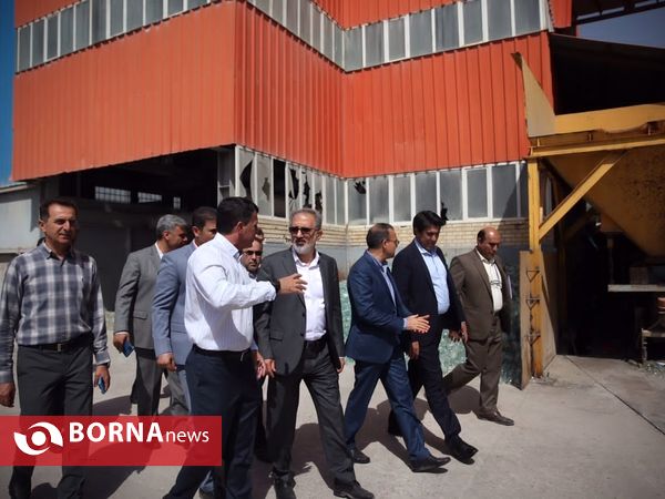 بازدید مدیرعامل بانک صنعت و معدن از طرح های تولیدی فارس