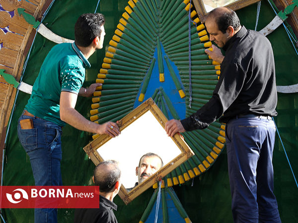مراسم روز هشتم ماه محرم در روستای هفتهر - یزد