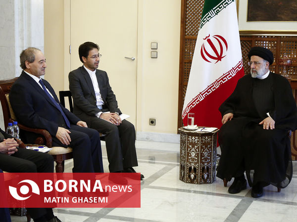 دیدار رییس جمهور  با وزیر امور خارجه سوریه