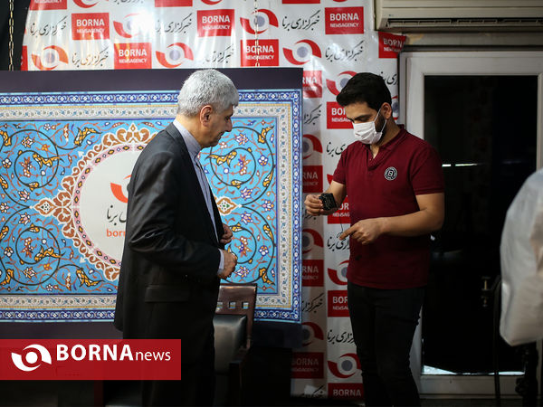 حضور رامین مهمان‌پرست در خبرگزاری برنا