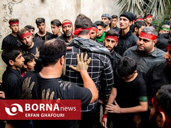 آئین گل مالی و شام غریبان عزاداران حسینی در مازندران