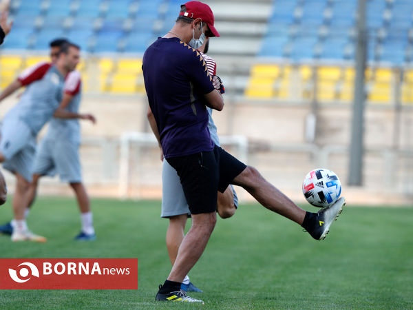 تمرین تیم فوتبال پرسپولیس تهران
