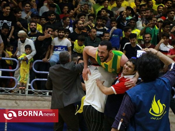 دیدار چهارم فینال تیم های بسکتبال پالایش نفت آبادان - شهرداری گرگان