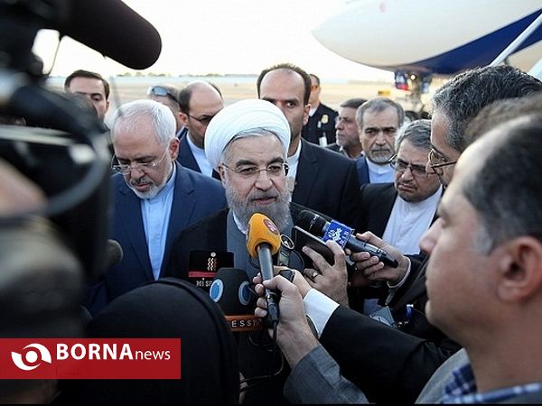 ورود رئیس جمهوری به نیویورک