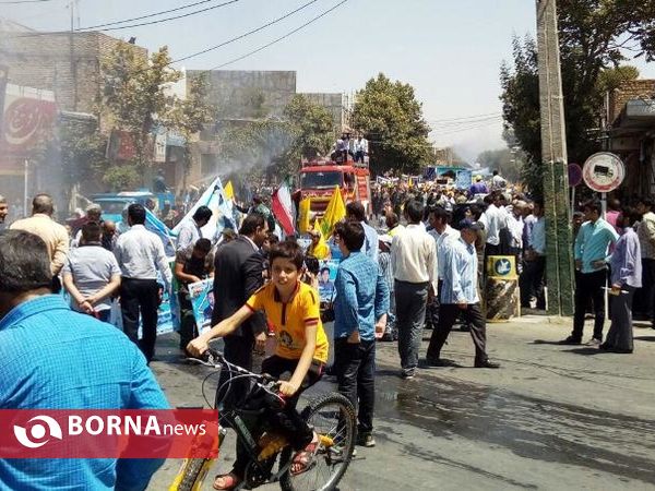 راهپیمایی روز جهانی قدس در پاکدشت