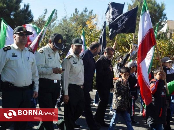 راهپیمایی 13 آبان در شهرستان پردیس