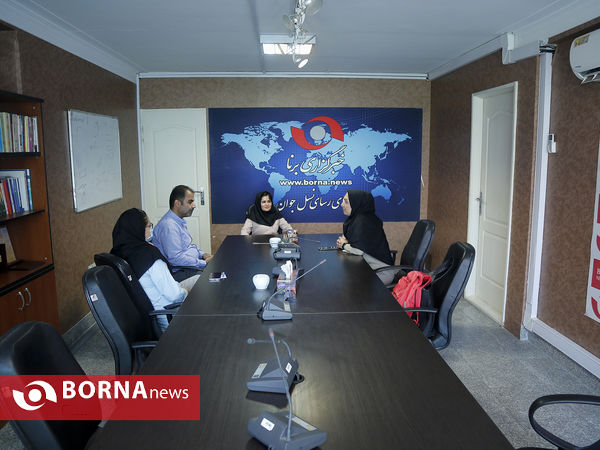 حضور « الهه قلی فلاح » در خبرگزاری برنا