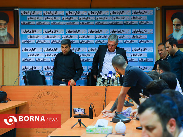 نشست خبری مربیان تیم های پرسپولیس و نساجی