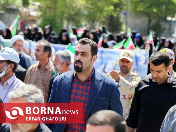 راهپیمایی با شکوه روز قدس در فرح آباد