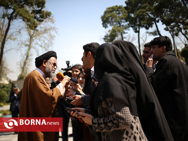 حضور وزرا دولت در جمع خبرنگاران