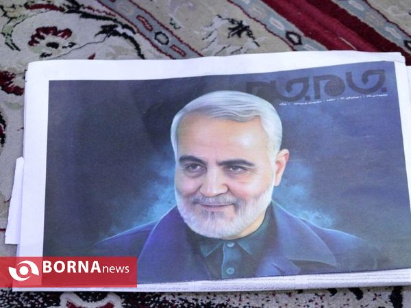 مراسم گرامیداشت سردار سپهبد حاج قاسم سلیمانی در مصلی رشت