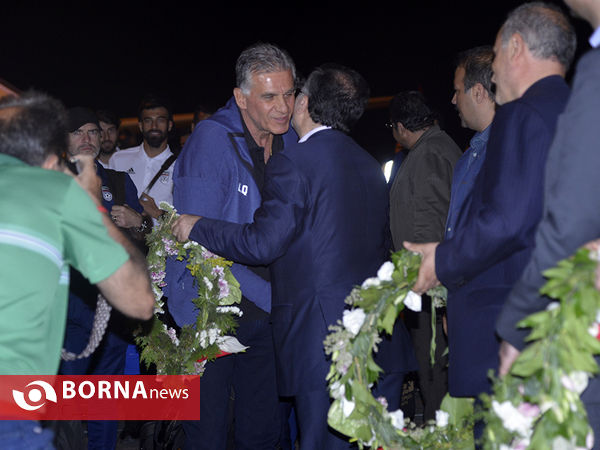در حاشیه حضور تیم ملی فوتبال ایران- فرودگاه امام خمینی