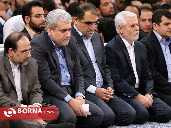 دیدار شرکت‌کنندگان در نهمین همایش ملی نخبگان فردا با رهبر انقلاب