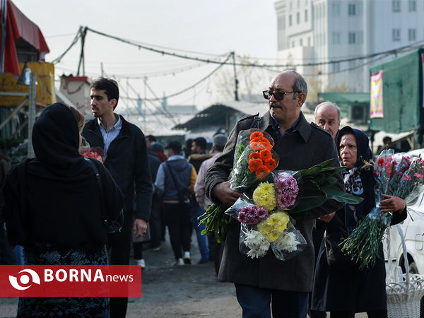 یلدا در بازار گل تهران