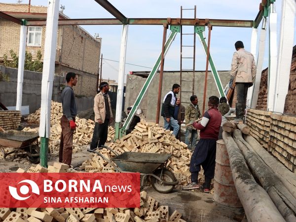 ادامه بازسازی مناطق زلزله‌زده زمین لرزه مهرماه شهرستان خوی