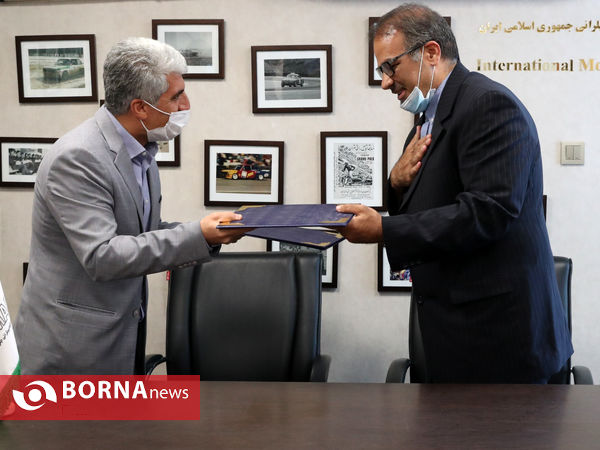 امضاءتفاهم نامه همکاری میان سازمان ورزش شهرداری تهران و فدراسیون موتورسواری و اتومبیلرنی