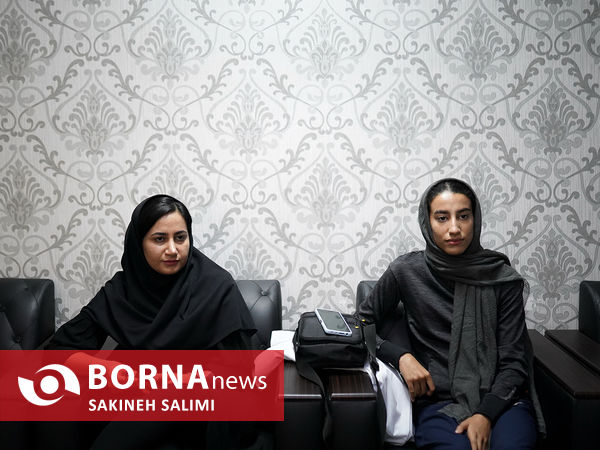 حضور نازنين فاطمه عيدیان در خبرگزاری برنا