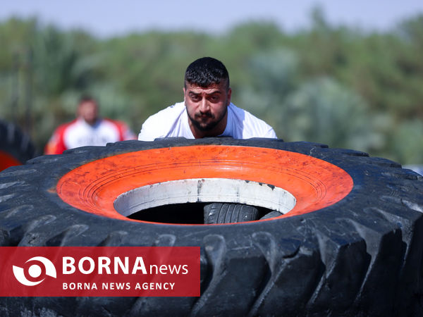 روز نخست مسابقات قویترین مردان کارگری