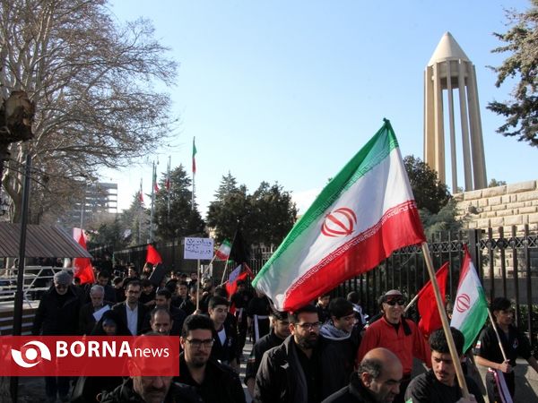 حماسه حضور مردم همدان برای سردار دلها