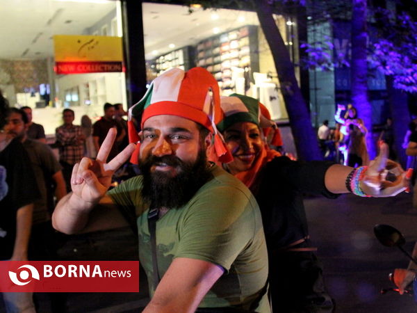 جشن و شادی مردم ایران  پس توافق هسته ایی -2