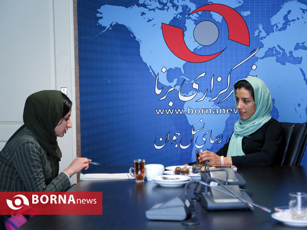 حضور فرانک پرتوآذر "رکاب زن کوهستان" در خبرگزاری برنا