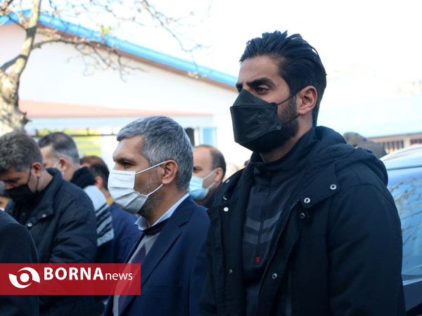 مراسم تشییع پیکر، علیرضا حسنی مقدم، مربی تیم نونهالان ملوان بندرانزلی