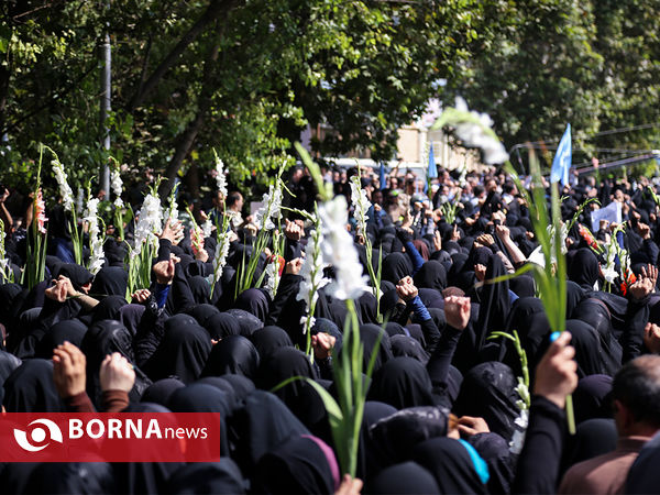 مراسم تشییع پیکر مطهر شهدای فاجعه منا - دانشگاه تهران