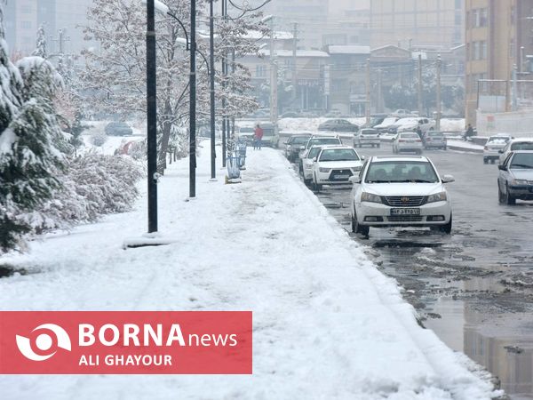 اولین برف زمستانی در ارومیه