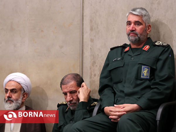 دیدار مجمع عالی فرماندهان سپاه با فرمانده کل قوا