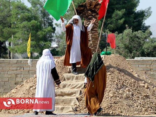 بازسازی واقعه غدیر در شهر زرقان فارس