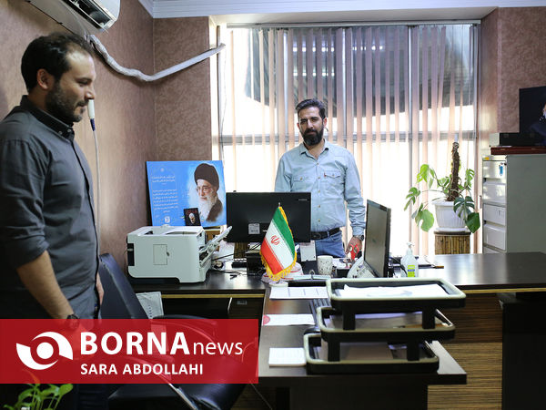 حضور حمید سجادی وزیر ورزش در خبرگزاری برنا