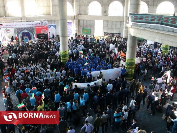 راهپیمایی روز ۱۳ آبان- شهرستان قدس