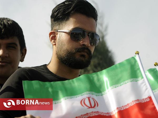 رژه نیروی های موتوری و خودرویی 22 بهمن- شهرستان قدس