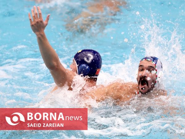 دیدار تیم های واترپلو ایران - چين