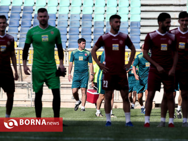 تمرین تیم فوتبال پرسپولیس تهران