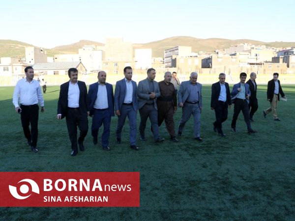 بازدید مدیرعامل شرکت توسعه و نگهداری اماکن ورزشی از ورزشگاه‌های استان آذربایجان‌غربی