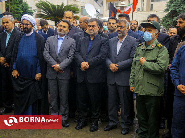 تشییع پیکر شهدای گمنام در ساری