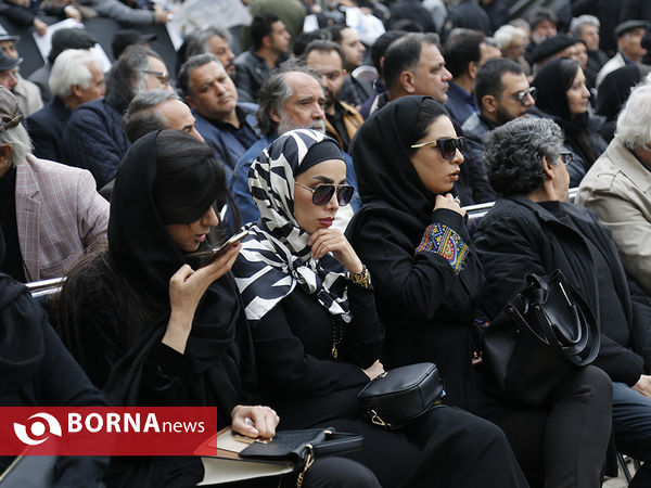 تشییع پیکر مرحوم جمشید مشایخی