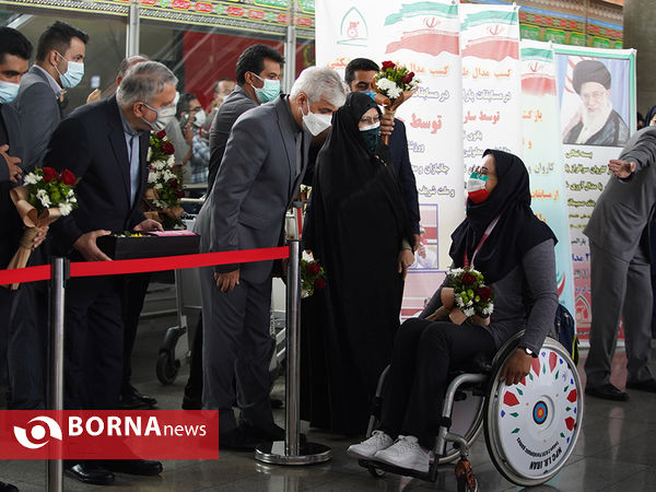 استقبال از ورزشکاران کاروان پارالمپیکی ایران