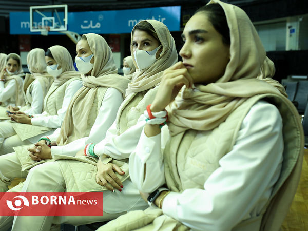 مراسم رونمایی از پیراهن تیم ملی بسکتبال بانوان